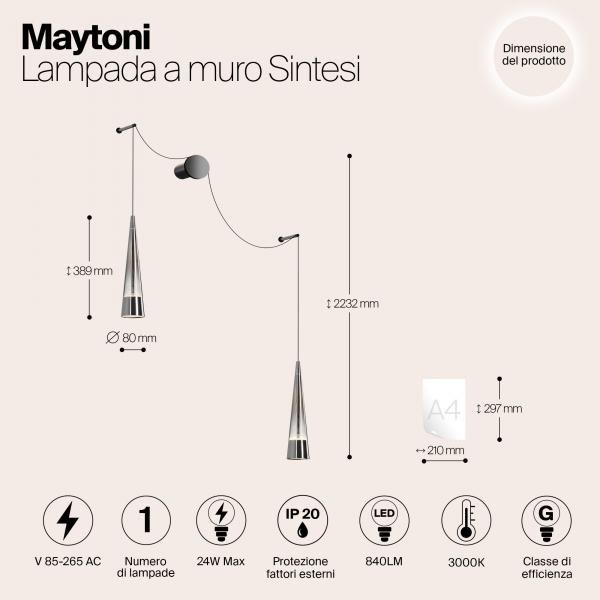 MaytoniP090WL-L24CH3K
