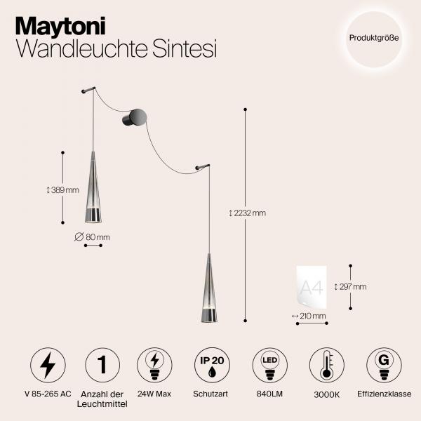 MaytoniP090WL-L24CH3K